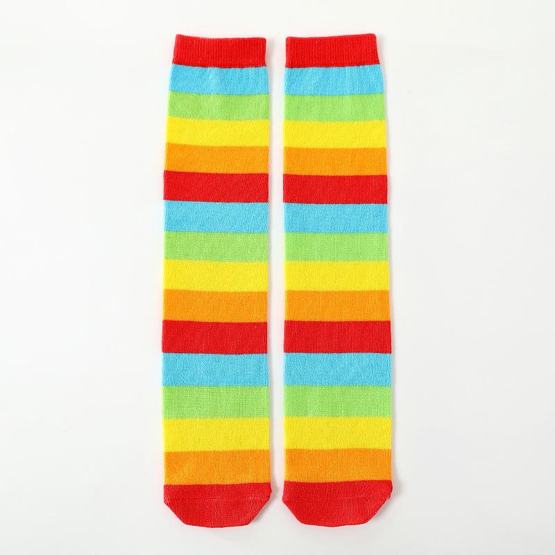 Детские хлопковые гольфы в радужную полоску - до середины икры или выше колена для мальчиков и девочек One Size 42CM (3-12 Years)
Детские хлопковые гольфы в радужную полоску - до середины икры или выше колена для мальчиков и девочек One Size 42CM (3-12 Years)