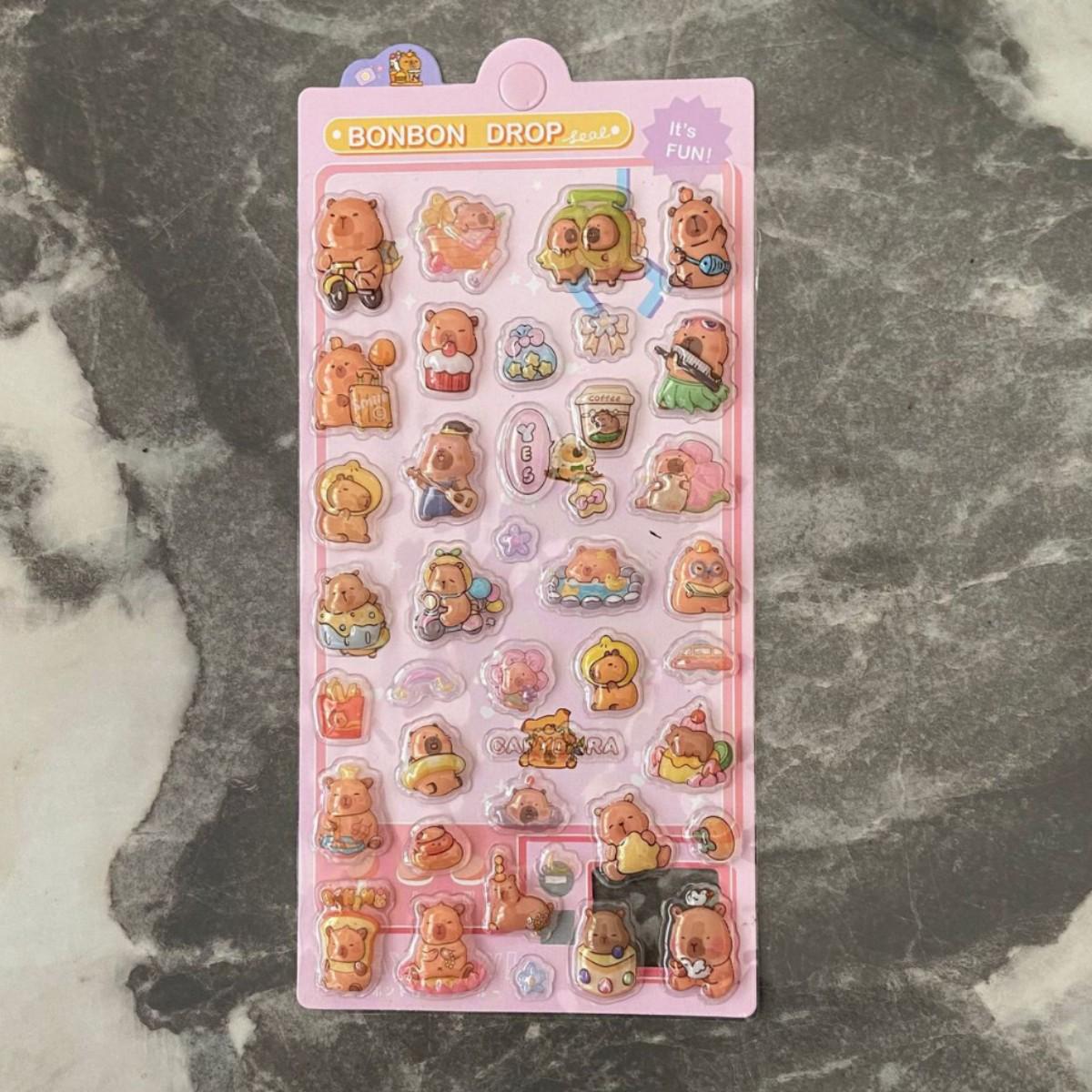 Капибара 3D Тисненая Мультяшная Животная Пузырчатая Наклейка - Милое Украшение для Телефона Капибара
Капибара 3D Тисненая Мультяшная Животная Пузырчатая Наклейка - Милое Украшение для Телефона Капибара