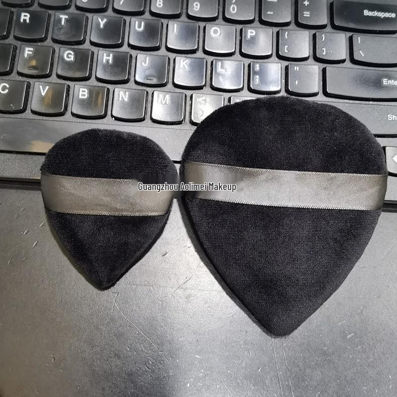 Hand-Sewn Heart Teardrop & Fan-Shaped Powder Puffs - Perfect for Setting Makeup & Baby Talc Black
Hand-Sewn Heart Teardrop & Fan-Shaped Powder Puffs - Perfect for Setting Makeup & Baby Talc Black