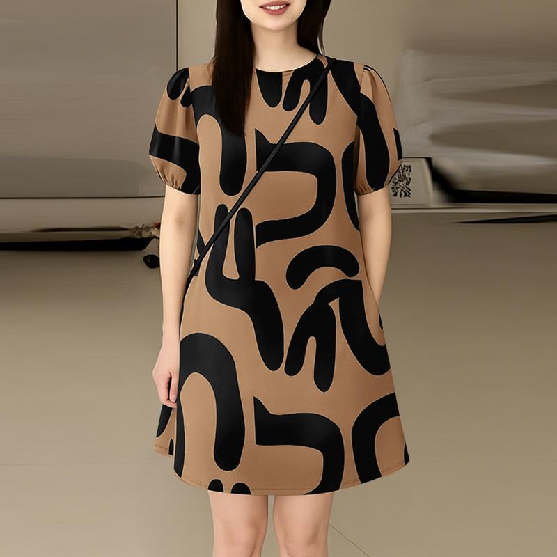 ZANZEA Womens Casual Round Neck Loose Short Sleeve Print Dress 5XL хакі
ZANZEA Womens Casual Round Neck Loose Short Sleeve Print Dress 5XL хакі