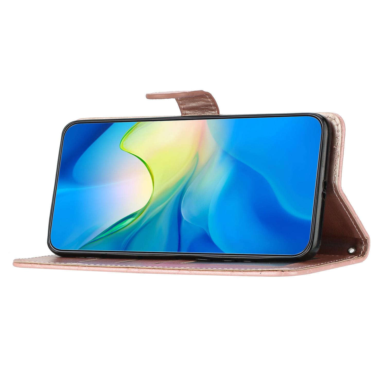 For Samsung Galaxy S23 Wrist Strap Phone Case Stitching Line Rhombus Wallet Stand Cell Phone Cover Rose Gold
For Samsung Galaxy S23 Wrist Strap Phone Case Stitching Line Rhombus Wallet Stand Cell Phone Cover Rose Gold