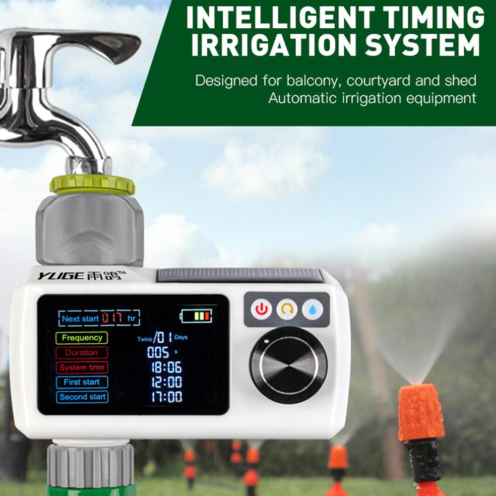 YLIGE Solar Automatic Watering Device Intelligent Irrigation Timer,European Standard Single Connector Type A
YLIGE Solar Automatic Watering Device Intelligent Irrigation Timer,European Standard Single Connector Type A