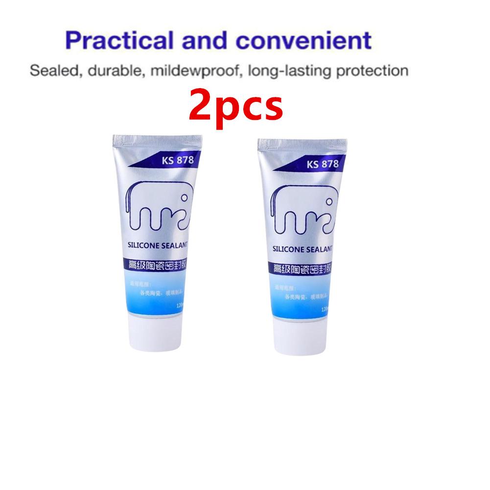 2pcs 120ml Multipurpose Silicone Sealant Waterproof Caulk Seal Mouldproof Fast Drying Adhesive Glass Glue For Bathroom Kitchen
2pcs 120ml Multipurpose Silicone Sealant Waterproof Caulk Seal Mouldproof Fast Drying Adhesive Glass Glue For Bathroom Kitchen