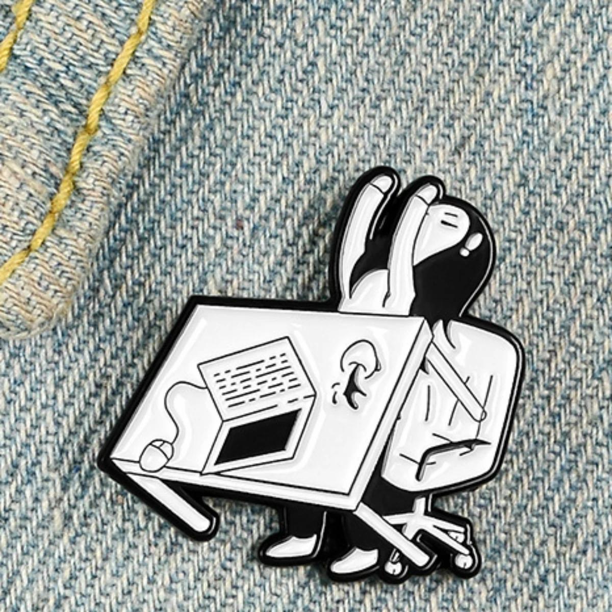 Add Fun and Flair to Your Outfit with this Creative Girl Flipping Table Brooch!
Add Fun and Flair to Your Outfit with this Creative Girl Flipping Table Brooch!