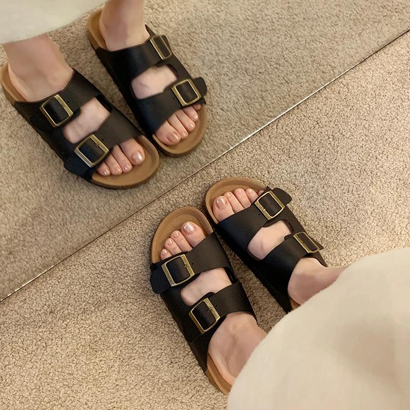 Fashion 2024 Women s Shoes Summer High Quality Women s Slippers Solid Color Buckle Metal Decoration Low Heel Women s Flat Shoes 40
Fashion 2024 Women s Shoes Summer High Quality Women s Slippers Solid Color Buckle Metal Decoration Low Heel Women s Flat Shoes 40