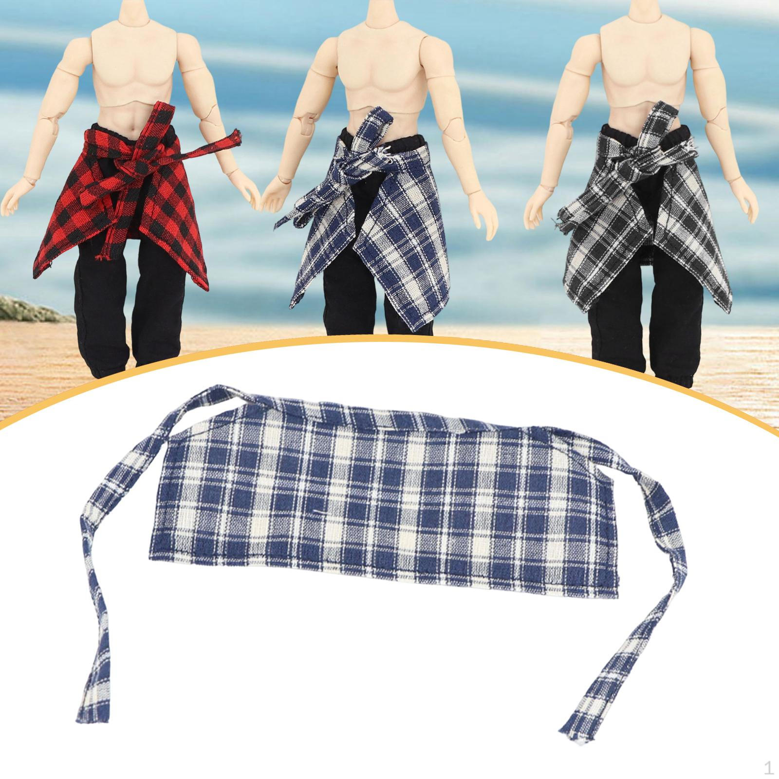 1/12 Plaid Skirt Daily Collectible Asymmetrical Hem Irregular Fake Shirt for 6 Pretend Play синий
1/12 Plaid Skirt Daily Collectible Asymmetrical Hem Irregular Fake Shirt for 6 Pretend Play синий