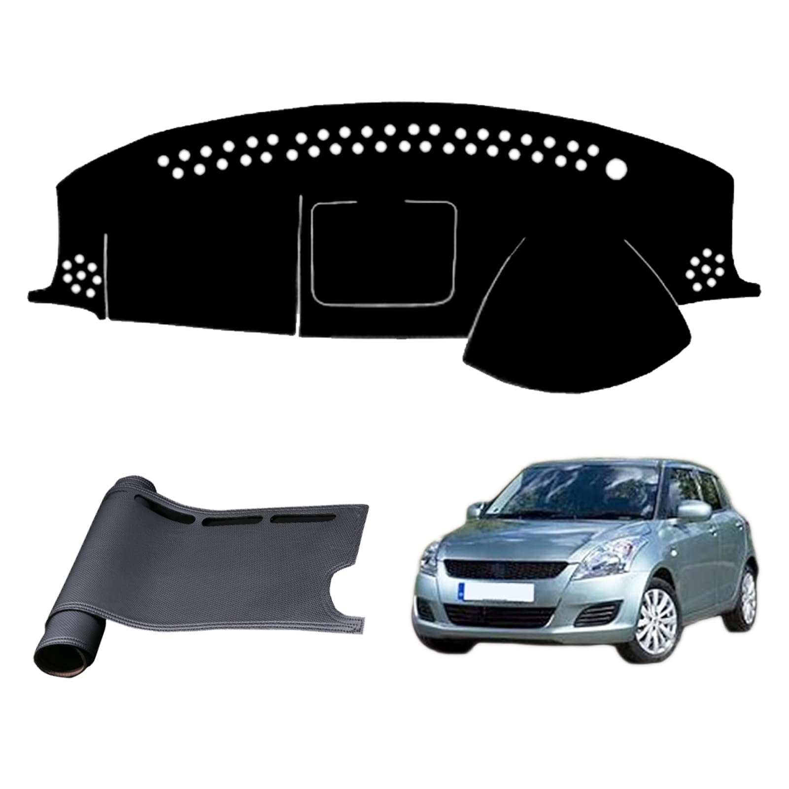 YIOUYI Коврик на приборную панель автомобиля для Suzuki Swift Кожаный коврик от солнца на приборную панель (2011-2016 гг.), Пылезащитный, Светоблокирующий коврик, Чехол, Защита, Интерьер, Праворульный,
YIOUYI Коврик на приборную панель автомобиля для Suzuki Swift Кожаный коврик от солнца на приборную панель (2011-2016 гг.), Пылезащитный, Светоблокирующий коврик, Чехол, Защита, Интерьер, Праворульный,