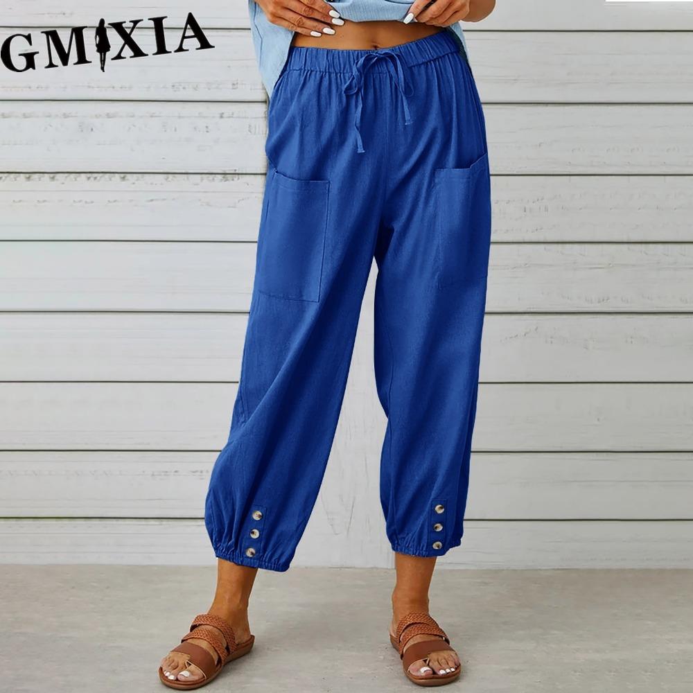 GMXIA 12 Color Women s Fashion Casual Solid Color Print Pants & Capris Trousers S
GMXIA 12 Color Women s Fashion Casual Solid Color Print Pants & Capris Trousers S