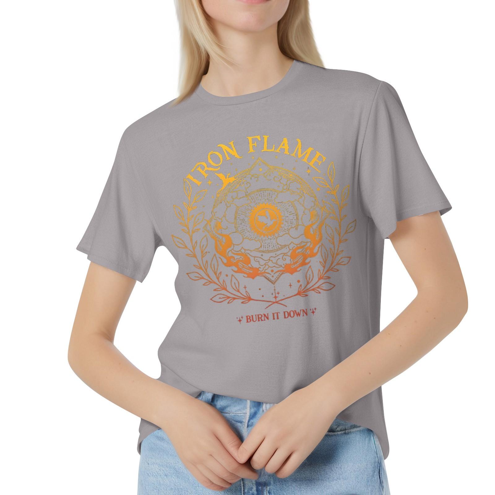 Жіноча повсякденна вільна футболка з принтом і круглим вирізом, пуловер з короткими рукавами M
Жіноча повсякденна вільна футболка з принтом і круглим вирізом, пуловер з короткими рукавами M