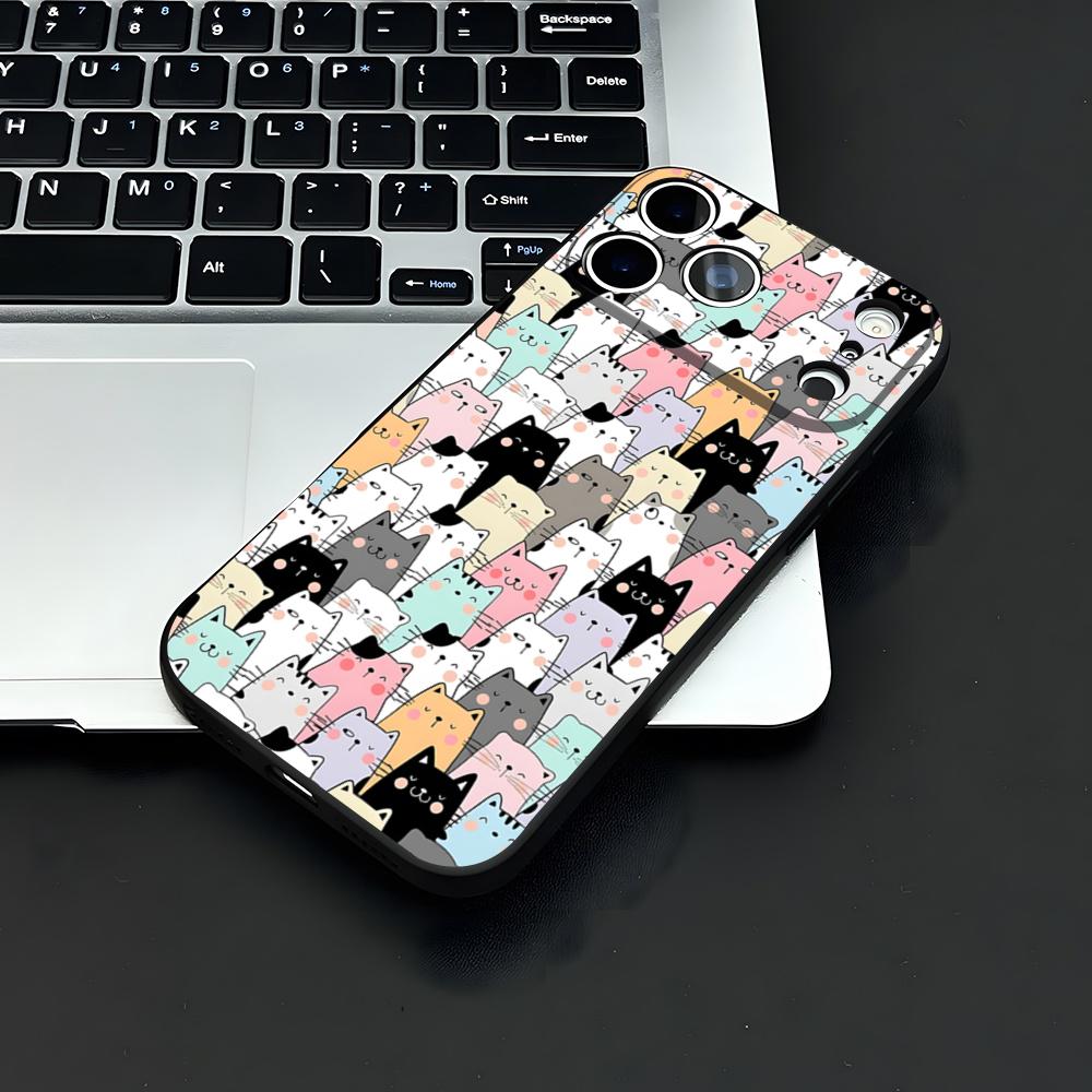 Cute Cats Background Phone Case For IPhone 17 Air 16 E Pro Max 15 14 13 Mini 12 Pro 11 Max Plus Black Soft Shell iPhone 12
Cute Cats Background Phone Case For IPhone 17 Air 16 E Pro Max 15 14 13 Mini 12 Pro 11 Max Plus Black Soft Shell iPhone 12