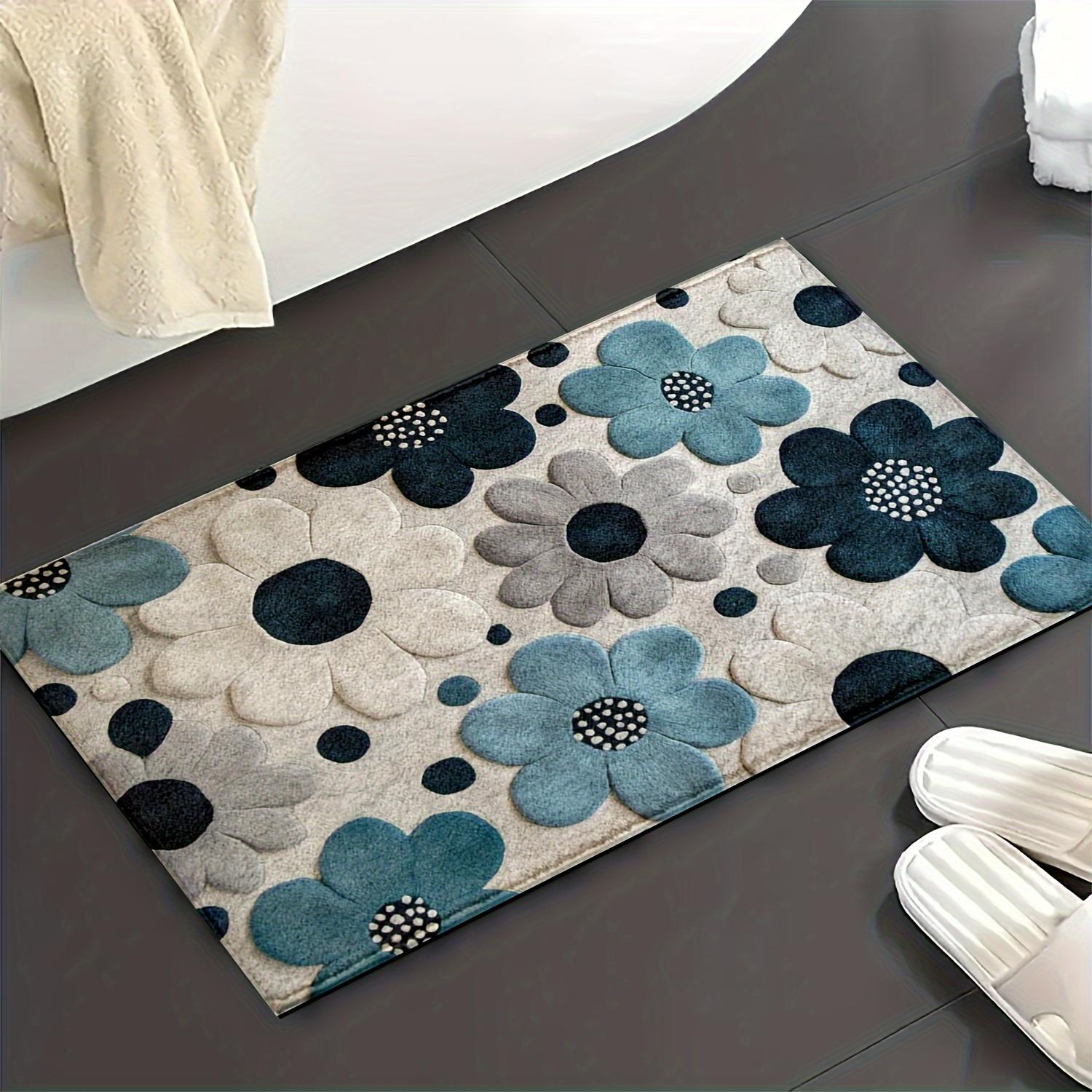 Floral Bathroom Anti-Slip Mat Door Mat Non-Slip Suitable for Bathroom, Kitchen, Bedroom, Entryway Ideal and Perfec 40X60CM(1.3X2FT
Floral Bathroom Anti-Slip Mat Door Mat Non-Slip Suitable for Bathroom, Kitchen, Bedroom, Entryway Ideal and Perfec 40X60CM(1.3X2FT
