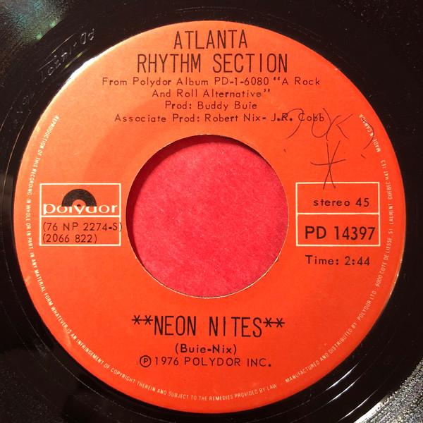 7inch Record ATLANTA RHYTHM SECTION - Neon Nites PD14397 Polydor 1975 Canada Rock Used
7inch Record ATLANTA RHYTHM SECTION - Neon Nites PD14397 Polydor 1975 Canada Rock Used