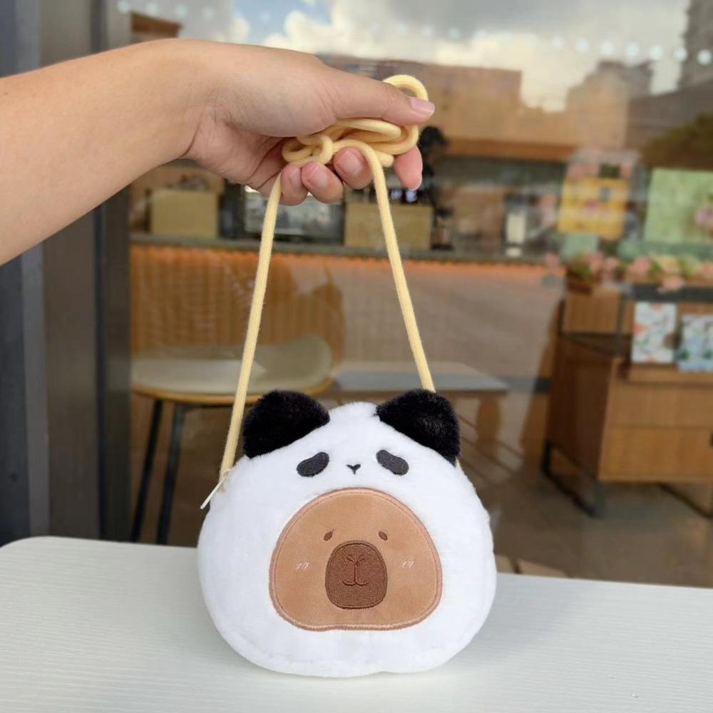 Kawaii Capybara Crossbody Bag Panda Cartoon Children Purse Creative Plush Shoulder Bag Girls
Kawaii Capybara Crossbody Bag Panda Cartoon Children Purse Creative Plush Shoulder Bag Girls