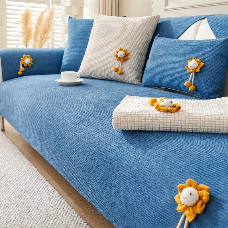 Кукурузный бархатный чехол для дивана, утолщенная Нескользящая подушка для дивана для гостиной, универсальная кукла-подсолнух, подвеска, чехол для дивана, мягкий коврик для дивана 70x70cm 1pcs
Кукурузный бархатный чехол для дивана, утолщенная Нескользящая подушка для дивана для гостиной, универсальная кукла-подсолнух, подвеска, чехол для дивана, мягкий коврик для дивана 70x70cm 1pcs