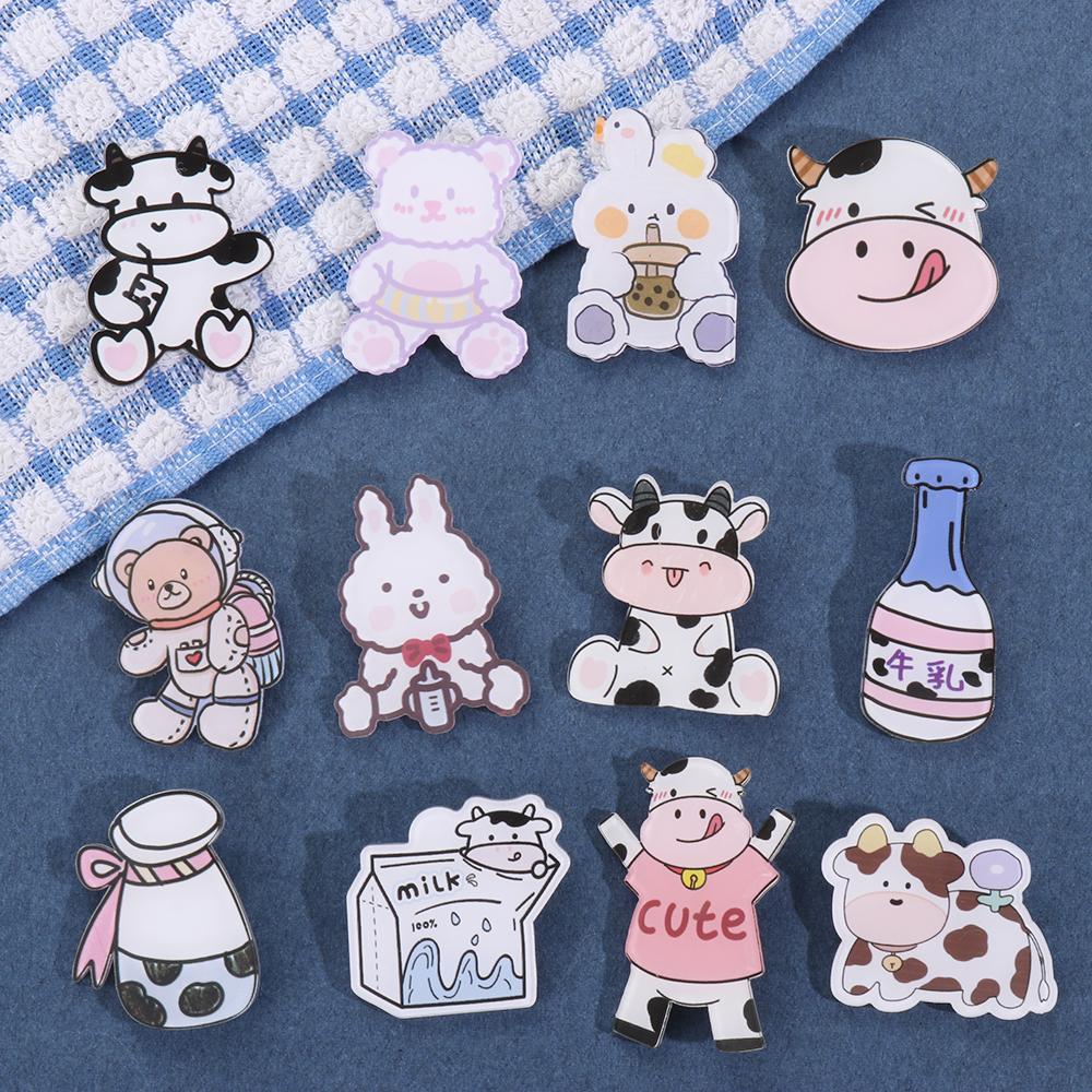 Milk Creative Ladies Party Friends Gifts Girls Badges Brooch Anti Light Buckle Makeup Lapel Pins
Milk Creative Ladies Party Friends Gifts Girls Badges Brooch Anti Light Buckle Makeup Lapel Pins