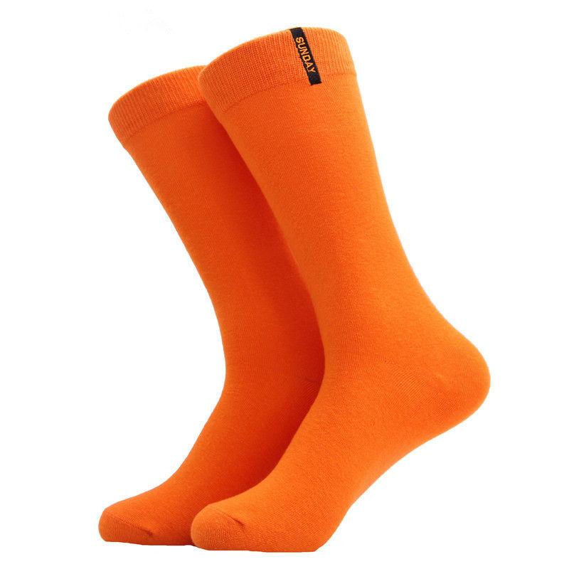 Men s Cotton Work Socks Solid Color British Style Business Weekly Dress Socks 1 Pair помаранчевий
Men s Cotton Work Socks Solid Color British Style Business Weekly Dress Socks 1 Pair помаранчевий