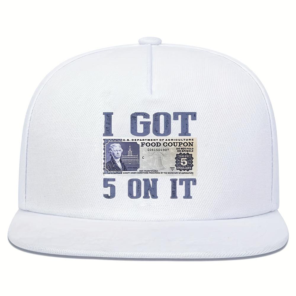 Food Coupon Dollar Print Snapback Cap Unisex Hip Hop Street Fashion Baseball Hat Adjustable One Size
Food Coupon Dollar Print Snapback Cap Unisex Hip Hop Street Fashion Baseball Hat Adjustable One Size