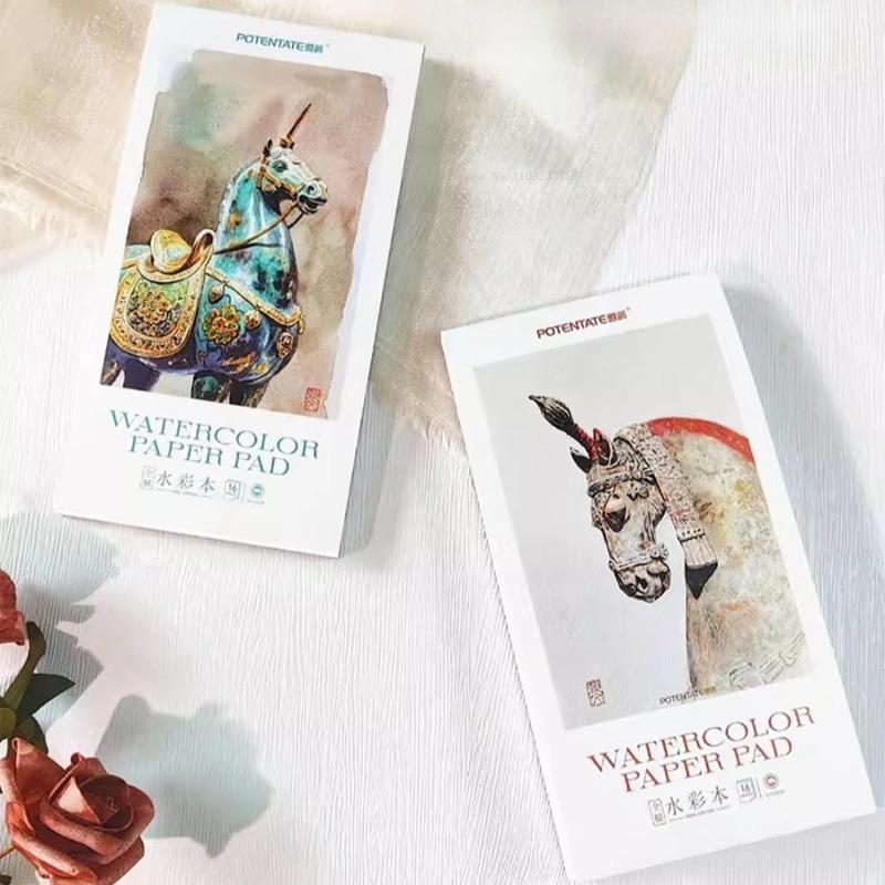 300g Cotton Watercolor Book Medium Coarse/Fine Grained Paper Student Outdoor Sketch Water Color Painting Creation Art Paper (as the picture,10x19CM)
300g Cotton Watercolor Book Medium Coarse/Fine Grained Paper Student Outdoor Sketch Water Color Painting Creation Art Paper (as the picture,10x19CM)