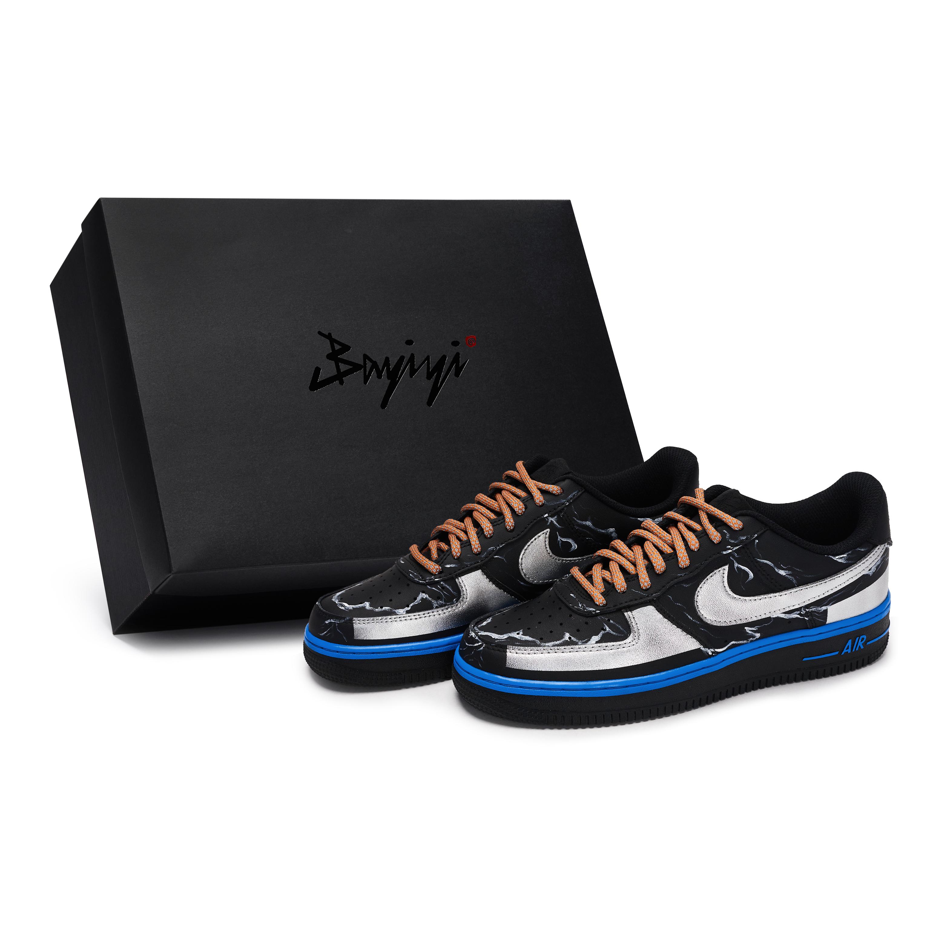 Nike Air Force 1 07 811 Manufacturing, Dawn And Thunder Low top Skateboard Shoes Unisex Black Silver Blue CW2288-001(Team80-S-BOX) 36
Nike Air Force 1 07 811 Manufacturing, Dawn And Thunder Low top Skateboard Shoes Unisex Black Silver Blue CW2288-001(Team80-S-BOX) 36