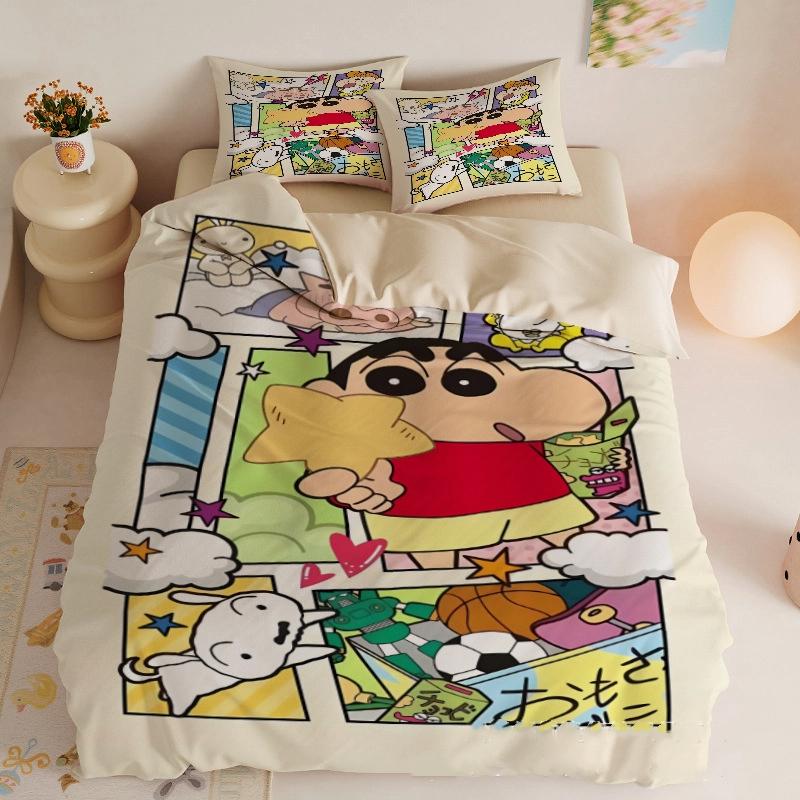 Cartoon Luxury Crayon Shin-chan Bedding Set Pillowcase 2/3/pcs Shin-chan Duvet Cover Adult Children Gift Single Double 220x240cm-3pcs
Cartoon Luxury Crayon Shin-chan Bedding Set Pillowcase 2/3/pcs Shin-chan Duvet Cover Adult Children Gift Single Double 220x240cm-3pcs