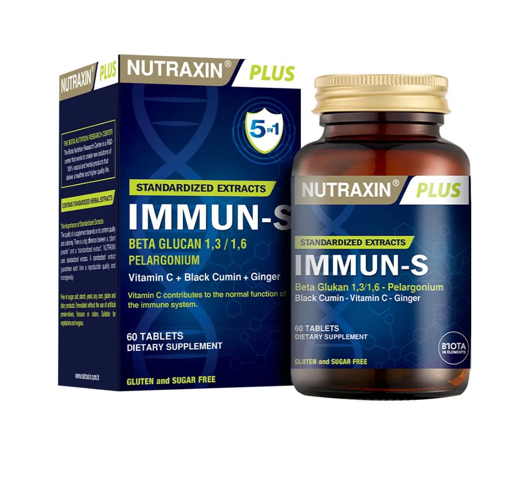 Nutraxin Immun-S 60 Tablets
Nutraxin Immun-S 60 Tablets