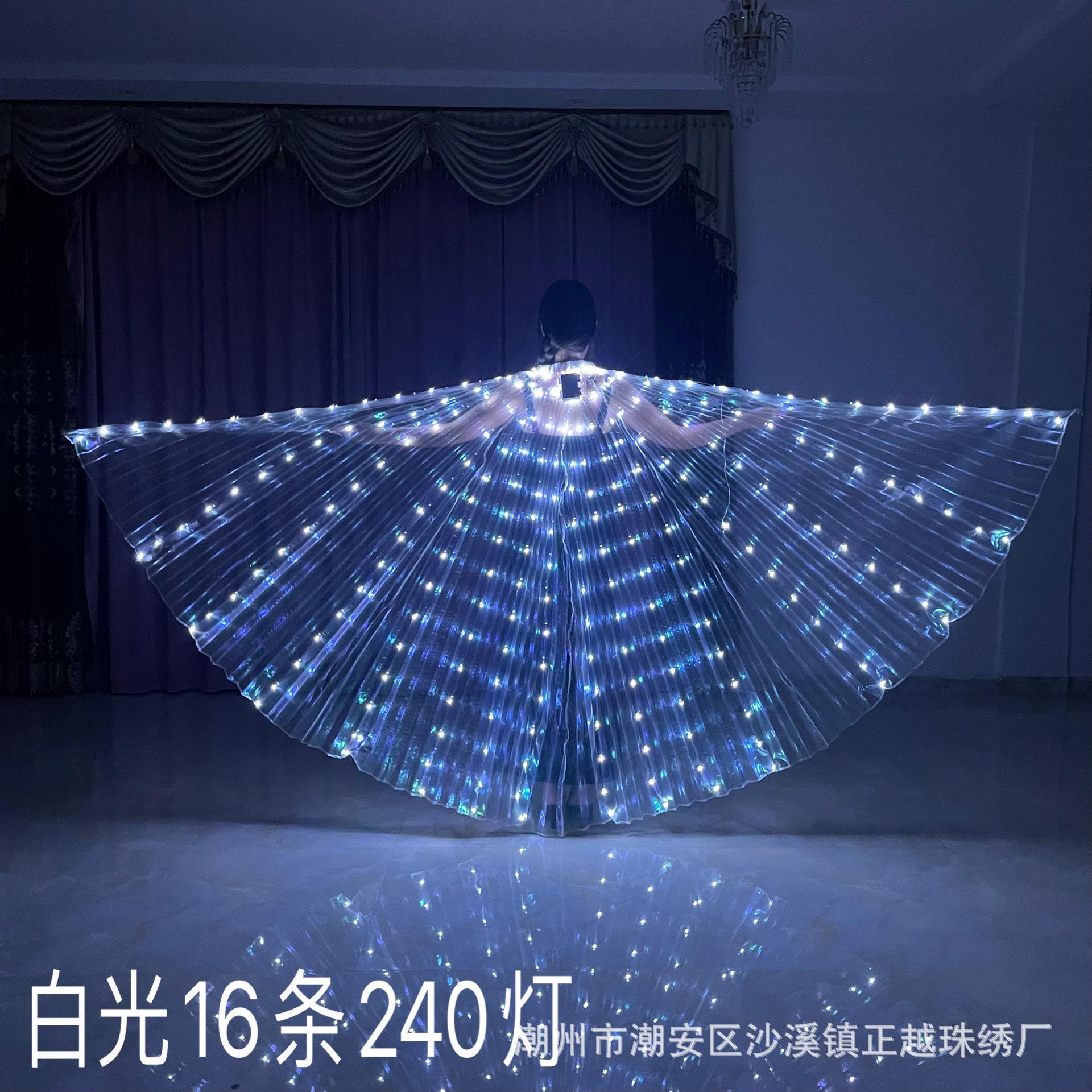 Костюм эльфа со светодиодными крыльями бабочки - флуоресцентный золотой плащ для детей и взрослых, идеально подходит для сценических выступлений One Size
Костюм эльфа со светодиодными крыльями бабочки - флуоресцентный золотой плащ для детей и взрослых, идеально подходит для сценических выступлений One Size