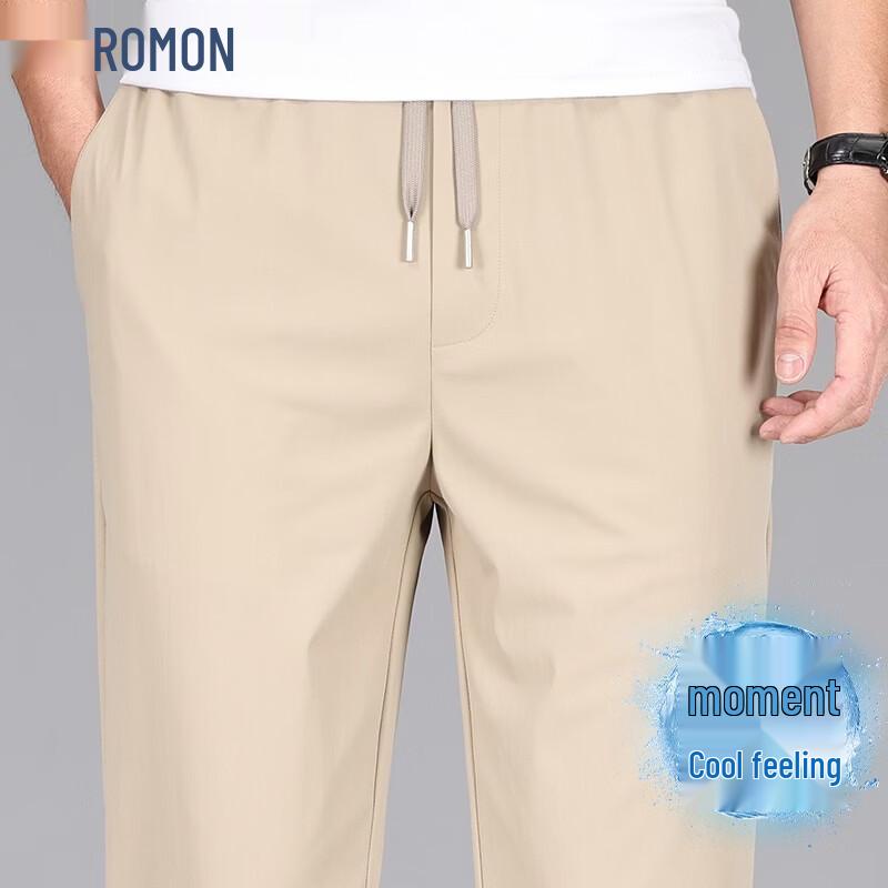 ROMON Men s Ice Silk Loose Straight Sports Pants L
ROMON Men s Ice Silk Loose Straight Sports Pants L