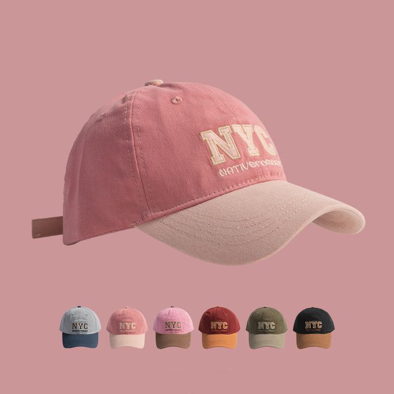 Baseball Korean Style Baseball Cap Fashion Autumn New Contrasting Color Splicing Letter Embroidery Fresh Sweet Casual Adjustable
Baseball Korean Style Baseball Cap Fashion Autumn New Contrasting Color Splicing Letter Embroidery Fresh Sweet Casual Adjustable
