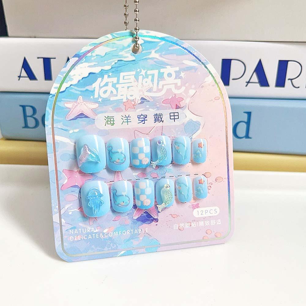 Детские ногти-дельфины Океанские накладные ногти Морская звезда Детское наращивание накладных ногтей Детские накладные ногти Девочки StyleC
Детские ногти-дельфины Океанские накладные ногти Морская звезда Детское наращивание накладных ногтей Детские накладные ногти Девочки StyleC