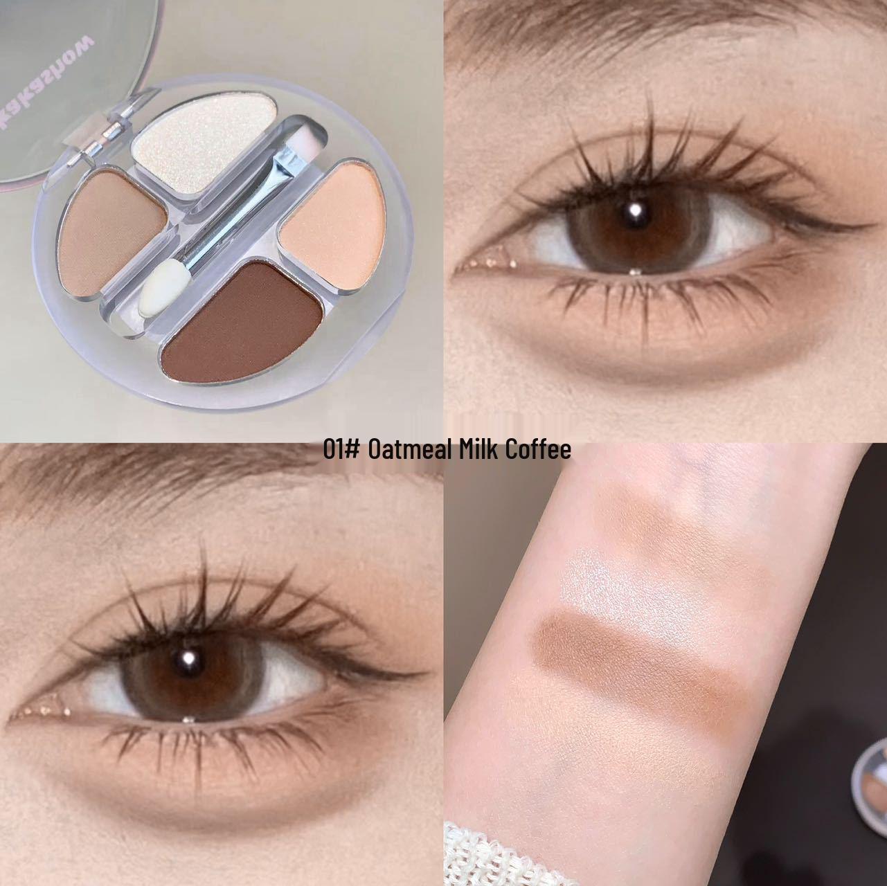 Kakashow Dynamic Four-Color Long-Lasting Undereye Eyeshadow Palette - Natural, Delicate, Smudge-Resistant Fit.
Kakashow Dynamic Four-Color Long-Lasting Undereye Eyeshadow Palette - Natural, Delicate, Smudge-Resistant Fit.