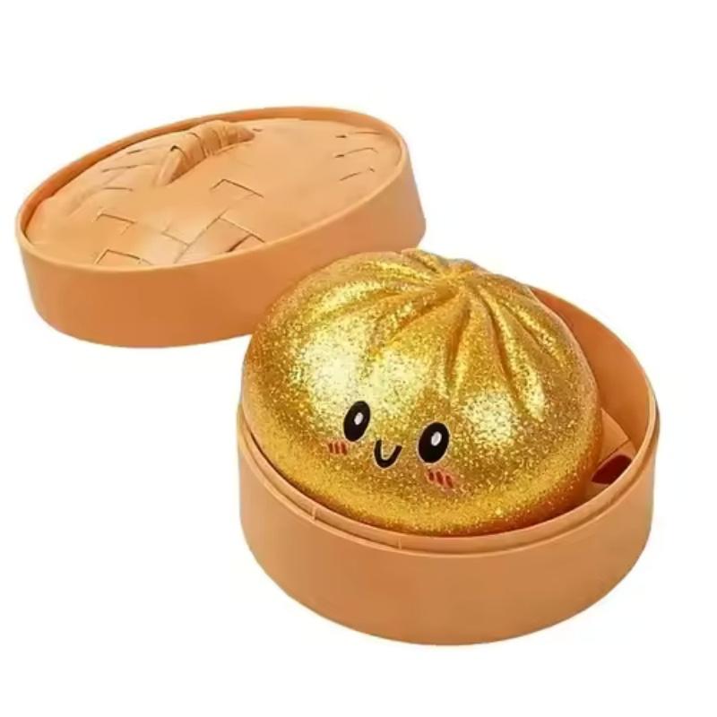 Glitter Dumpling Soft Simulated Bun Fidget Squeeze Toy Stress Relief Birthday Party Favors Creative Gifts for Kid Adults Friends золотистый
Glitter Dumpling Soft Simulated Bun Fidget Squeeze Toy Stress Relief Birthday Party Favors Creative Gifts for Kid Adults Friends золотистый