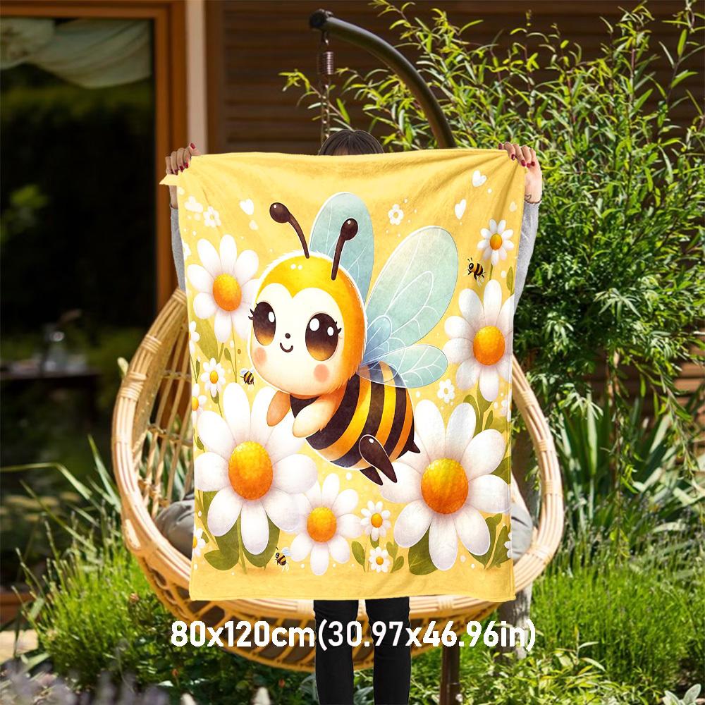 1PC Bee FlowersOutdoor Flannel Blanket - Soft Plush Decor for Picnics, camping, Bedroom, Playroom, Office, or Lunch Break 1236A 80x120cm(31x47inch)
1PC Bee FlowersOutdoor Flannel Blanket - Soft Plush Decor for Picnics, camping, Bedroom, Playroom, Office, or Lunch Break 1236A 80x120cm(31x47inch)