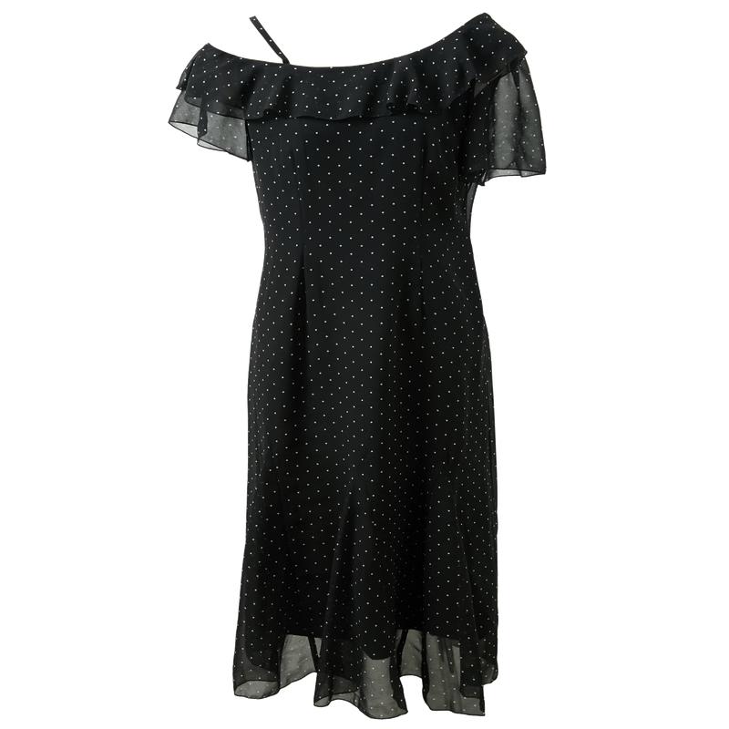 Sancai Plus Size Chiffon Polka Dot Off-Shoulder A-Line Long Dress XXXL
Sancai Plus Size Chiffon Polka Dot Off-Shoulder A-Line Long Dress XXXL
