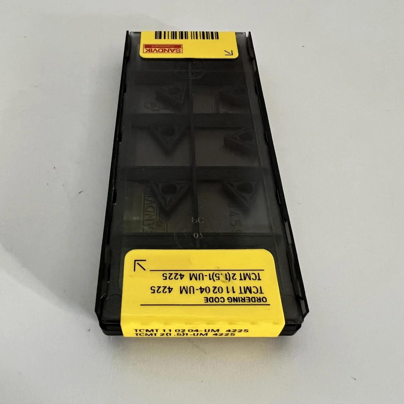 Original Sandvik / TCMT110204-UM 4225 / CNC lathe carbide blade 10 PCS
Original Sandvik / TCMT110204-UM 4225 / CNC lathe carbide blade 10 PCS