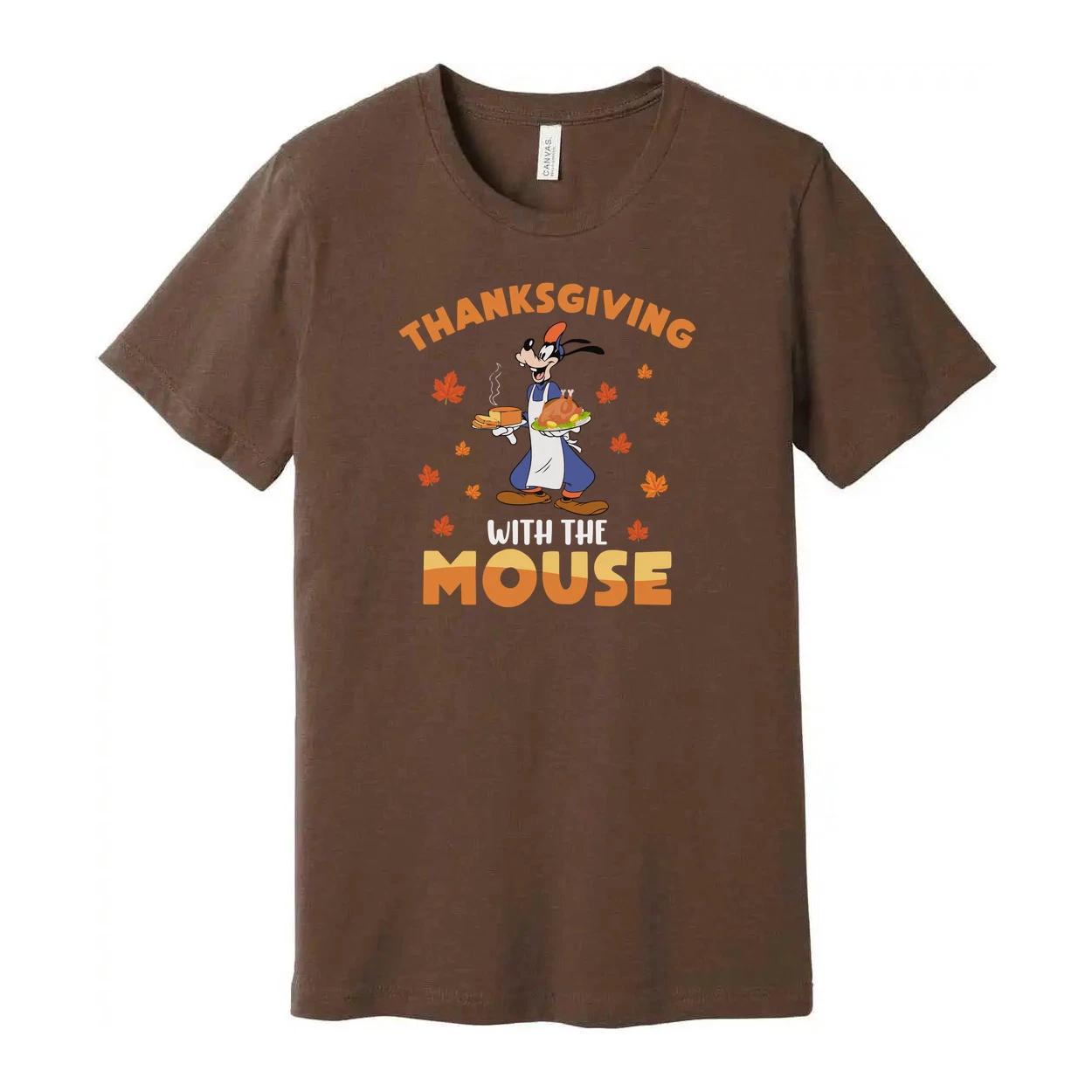 Thanksgiving With The Mouse Graphic Unisex T Shirt Featuring Mickey Mouse In Che 2XL
Thanksgiving With The Mouse Graphic Unisex T Shirt Featuring Mickey Mouse In Che 2XL