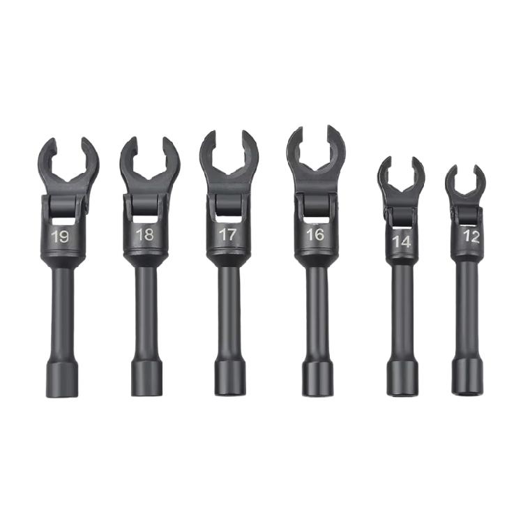 MultiSize Hex Swivels Wrench Set 6pc Alloy Steel Construction Open End Wrench Space Saving Design For Mechanics Tool 1
MultiSize Hex Swivels Wrench Set 6pc Alloy Steel Construction Open End Wrench Space Saving Design For Mechanics Tool 1