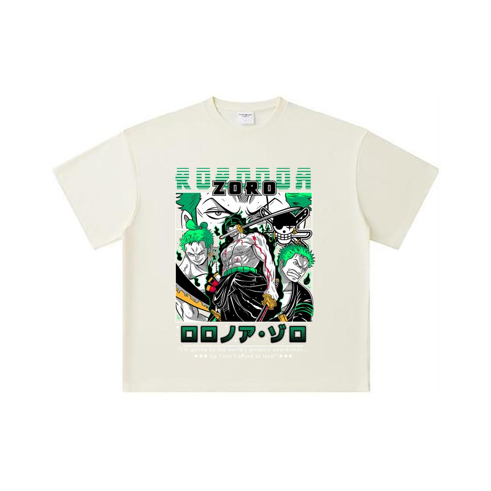 260 GSM Double Yarn 32 Count 100% Cotton One Piece V74 Zoro Print Unisex Heavy Cotton T Shirt S абрикосовый
260 GSM Double Yarn 32 Count 100% Cotton One Piece V74 Zoro Print Unisex Heavy Cotton T Shirt S абрикосовый