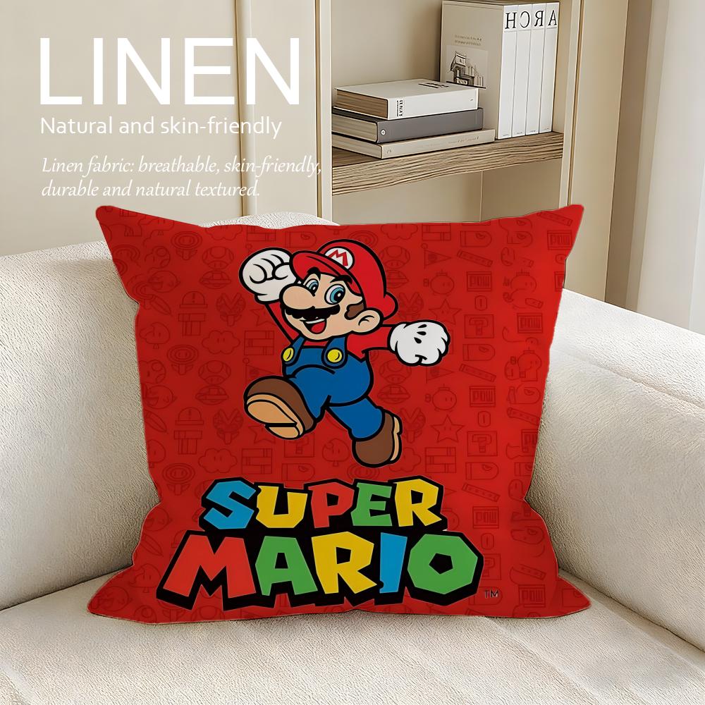 Cartoon Super Plumber Cushion Cover Pillowcase Set Pcs x x Breathable Washable Sofa Cushion Cover 30X30cm
Cartoon Super Plumber Cushion Cover Pillowcase Set Pcs x x Breathable Washable Sofa Cushion Cover 30X30cm