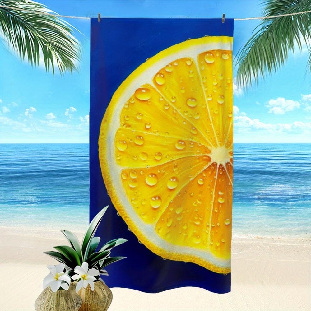 Sun-Kissed Beach Towel: Slice of Lemon Design for Summer Fun! Suitable for towels, bath towels, beach towels W30*H60(CM)
Sun-Kissed Beach Towel: Slice of Lemon Design for Summer Fun! Suitable for towels, bath towels, beach towels W30*H60(CM)