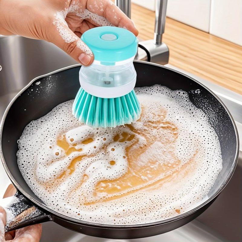 Kitchen Brush Set 6PCS with Built in Soap Dispenser, Multi Purpose DishScrubberforPots Pans Sink, Manual Handheld Cleaning Tools синий
Kitchen Brush Set 6PCS with Built in Soap Dispenser, Multi Purpose DishScrubberforPots Pans Sink, Manual Handheld Cleaning Tools синий