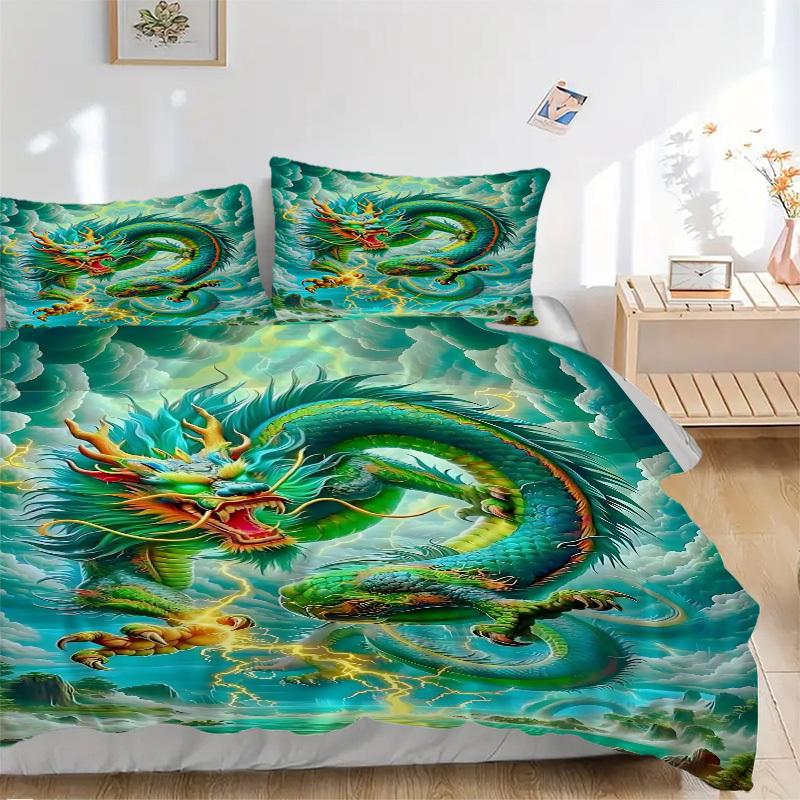 3pcs Dragon Art Duvet Cover Set - Machine Washable, Includes 1 Cover and 2 Pillowcases, No Core Included yy251013027 135x200cm
3pcs Dragon Art Duvet Cover Set - Machine Washable, Includes 1 Cover and 2 Pillowcases, No Core Included yy251013027 135x200cm