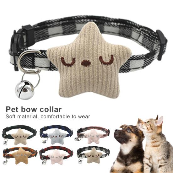 Pet Collar Five-pointed Star Accessory Holiday Dress Up Cotton Pet Dogs Cat Breakaway Collar
Pet Collar Five-pointed Star Accessory Holiday Dress Up Cotton Pet Dogs Cat Breakaway Collar