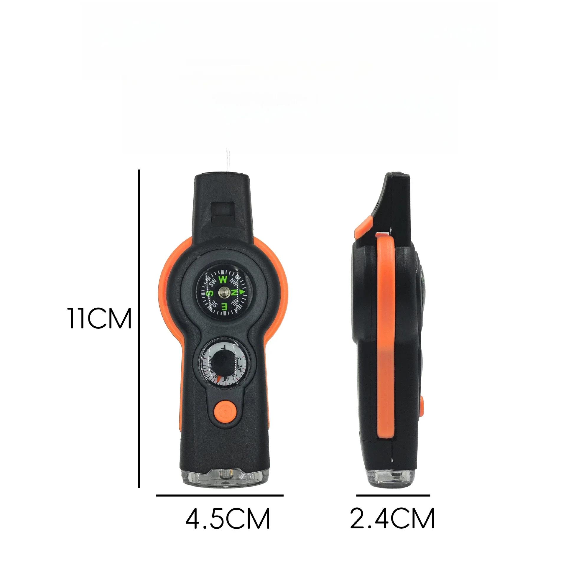 7 in1 Outdoor Survival Whistle Emergency Tools Camping Hiking Rescue Emergency Loud Whistle Compass Thermometer Magnifier
7 in1 Outdoor Survival Whistle Emergency Tools Camping Hiking Rescue Emergency Loud Whistle Compass Thermometer Magnifier