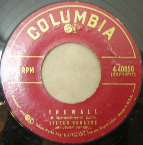 7inch Record EILEEN RODGERS - This Day / The Wall 440850 Columbia 1957 Japan Blues Used
7inch Record EILEEN RODGERS - This Day / The Wall 440850 Columbia 1957 Japan Blues Used