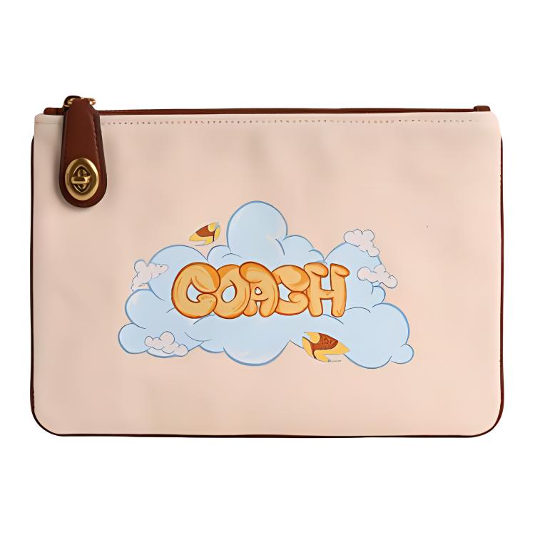 Coach X Tsinghua Collaboration 25 Cloud Pattern Zipper Closure Fabric Clutch Bag Medium Women clutch bags Brass Mixed-Natural-Colors CBA90-B4NP Basic Set (Bag+Dust Bag)
Coach X Tsinghua Collaboration 25 Cloud Pattern Zipper Closure Fabric Clutch Bag Medium Women clutch bags Brass Mixed-Natural-Colors CBA90-B4NP Basic Set (Bag+Dust Bag)