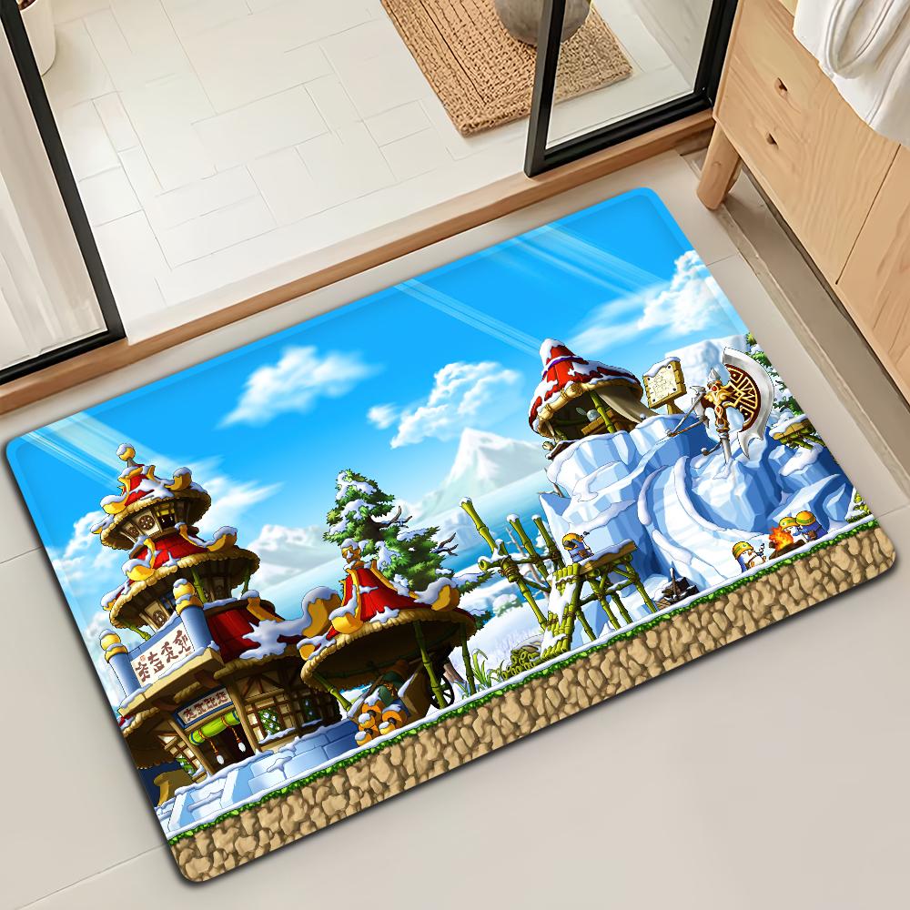 Game M-MapleStory Door Mat Bath Microfiber Decorative Versatile Flannel Floor Mat Quick Dry Absorbent Non-slip Sole 40cm x 60cm
Game M-MapleStory Door Mat Bath Microfiber Decorative Versatile Flannel Floor Mat Quick Dry Absorbent Non-slip Sole 40cm x 60cm