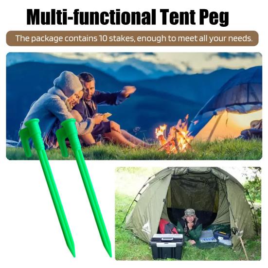 Yousheng 10Pcs Camping Tent Stake Heavy Duty Multi-functional Outdoor Garden Yard Patio Lawn Tarp Canopy Windproof Ground Spike Tent Peg 10pcs
Yousheng 10Pcs Camping Tent Stake Heavy Duty Multi-functional Outdoor Garden Yard Patio Lawn Tarp Canopy Windproof Ground Spike Tent Peg 10pcs