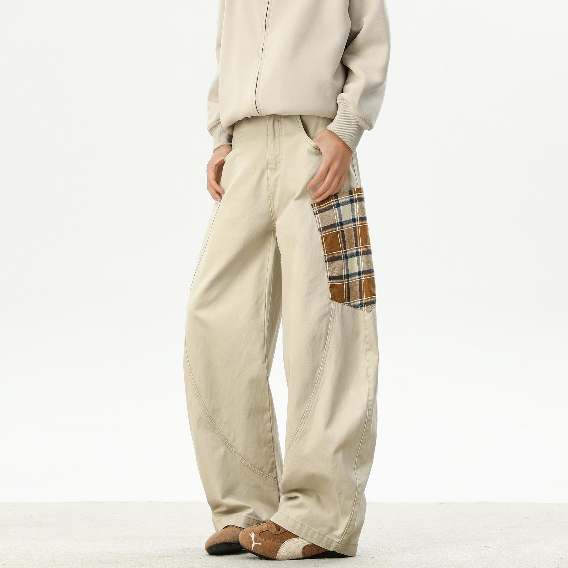 2025 Spring Plaid Patchwork Scimitar Pants - Unisex Loose Straight Casual Punks Style L
2025 Spring Plaid Patchwork Scimitar Pants - Unisex Loose Straight Casual Punks Style L