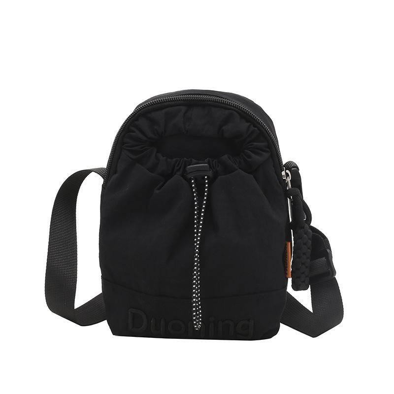 New messenger kettle bag walking light satchel mobile phone small bag cloth fashionable and simple casual shoulder bag чорний
New messenger kettle bag walking light satchel mobile phone small bag cloth fashionable and simple casual shoulder bag чорний