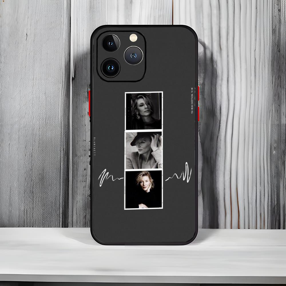 Oscar-Winning Actress C-Cate Blanchett Phone Case Black Matte Thin Phone Case For iPhone17 16 15 14 13 ProMax iphone12promax
Oscar-Winning Actress C-Cate Blanchett Phone Case Black Matte Thin Phone Case For iPhone17 16 15 14 13 ProMax iphone12promax